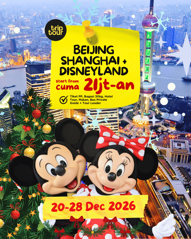 Christmas Beijing - Shanghai + Disneyland Asia China 9 Days By MH